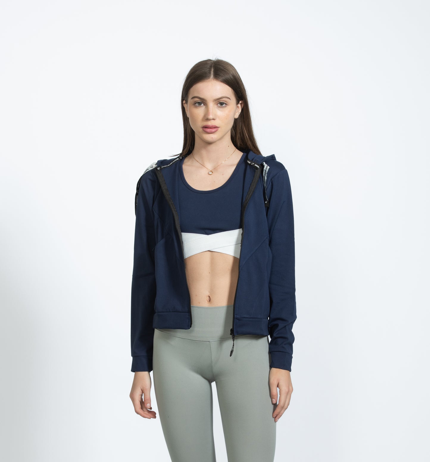 Navy Blue Meshback Jacket