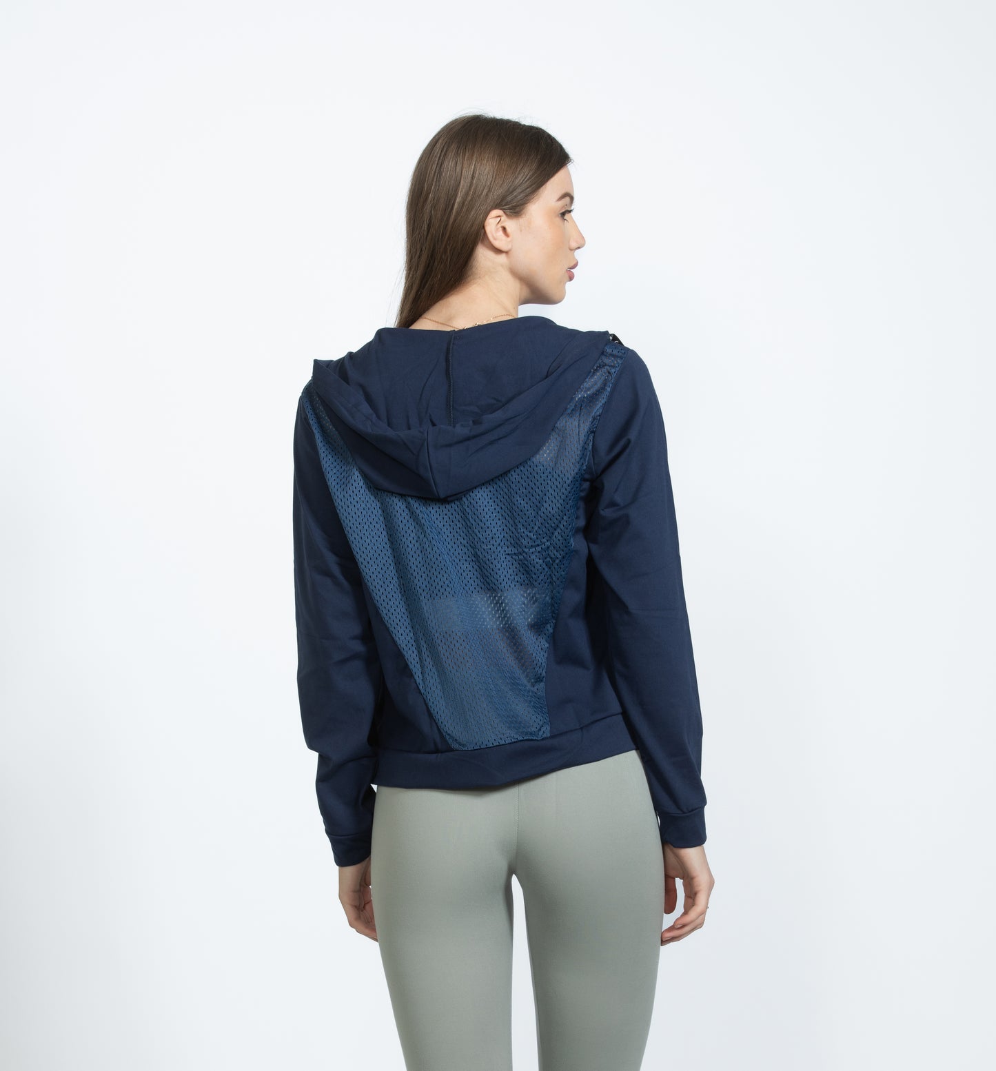 Navy Blue Meshback Jacket