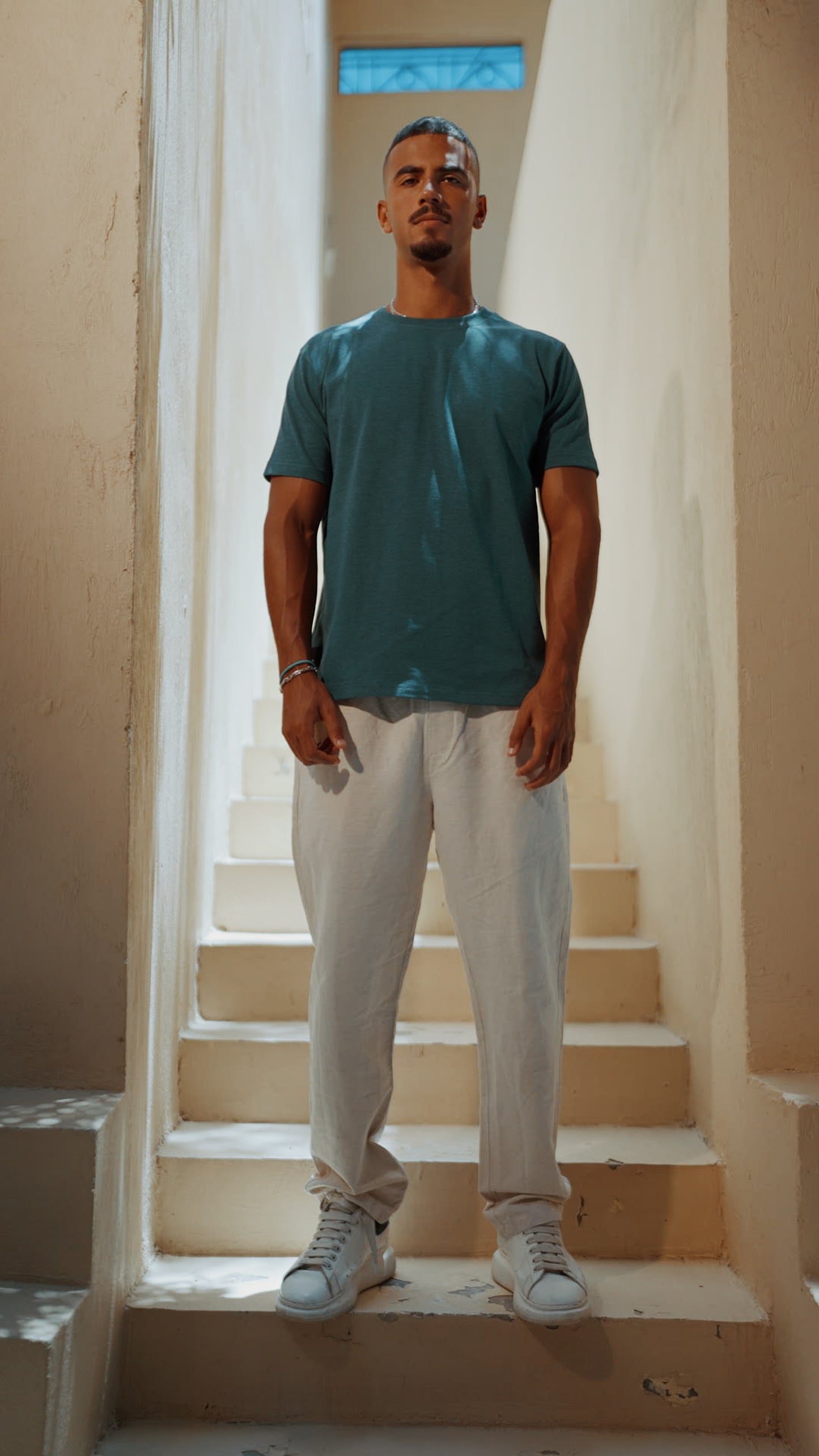 Teal Regular Fit Tshirt