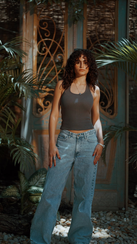 Charcoal Grey Tank Top