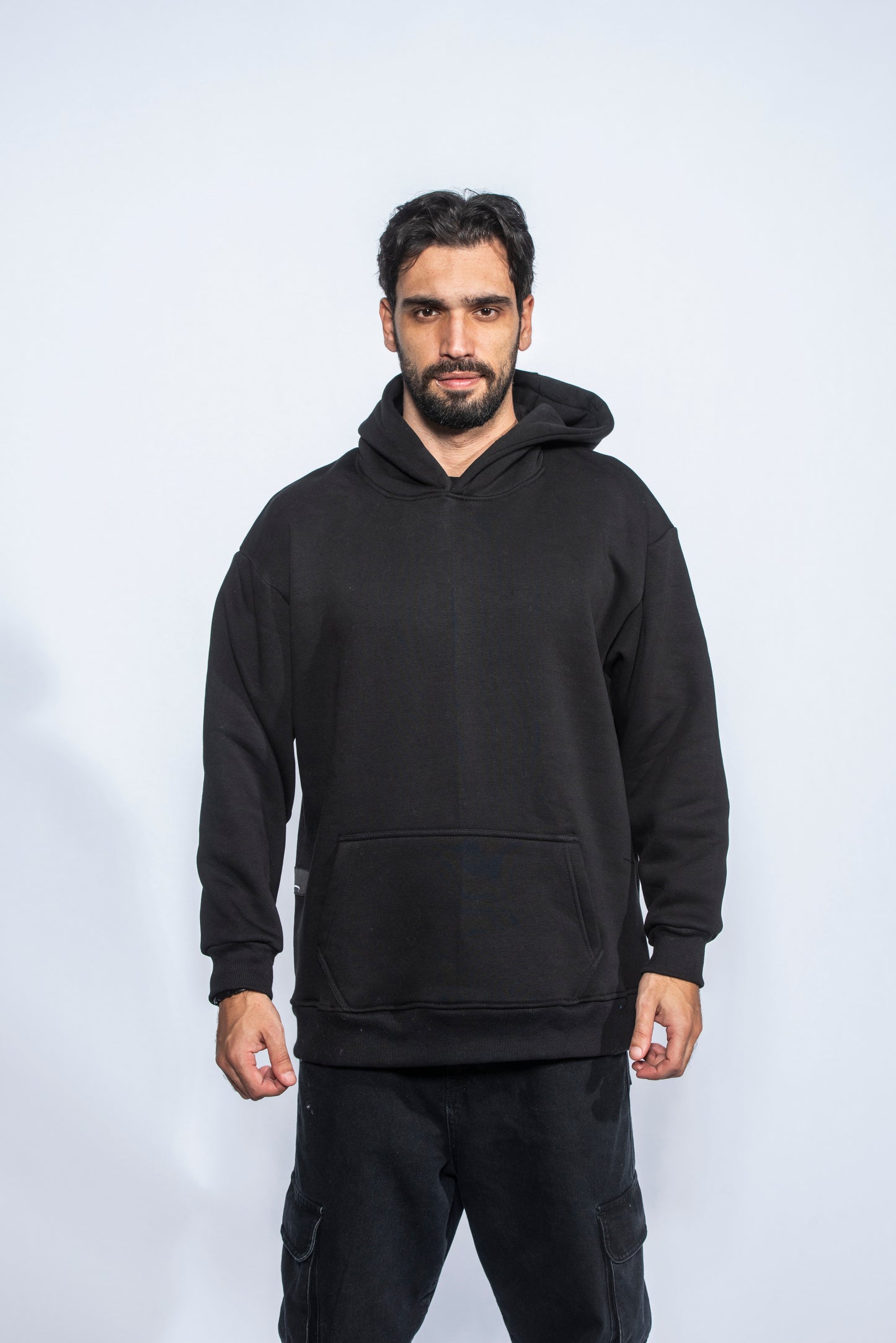 Black Basic Hoodie