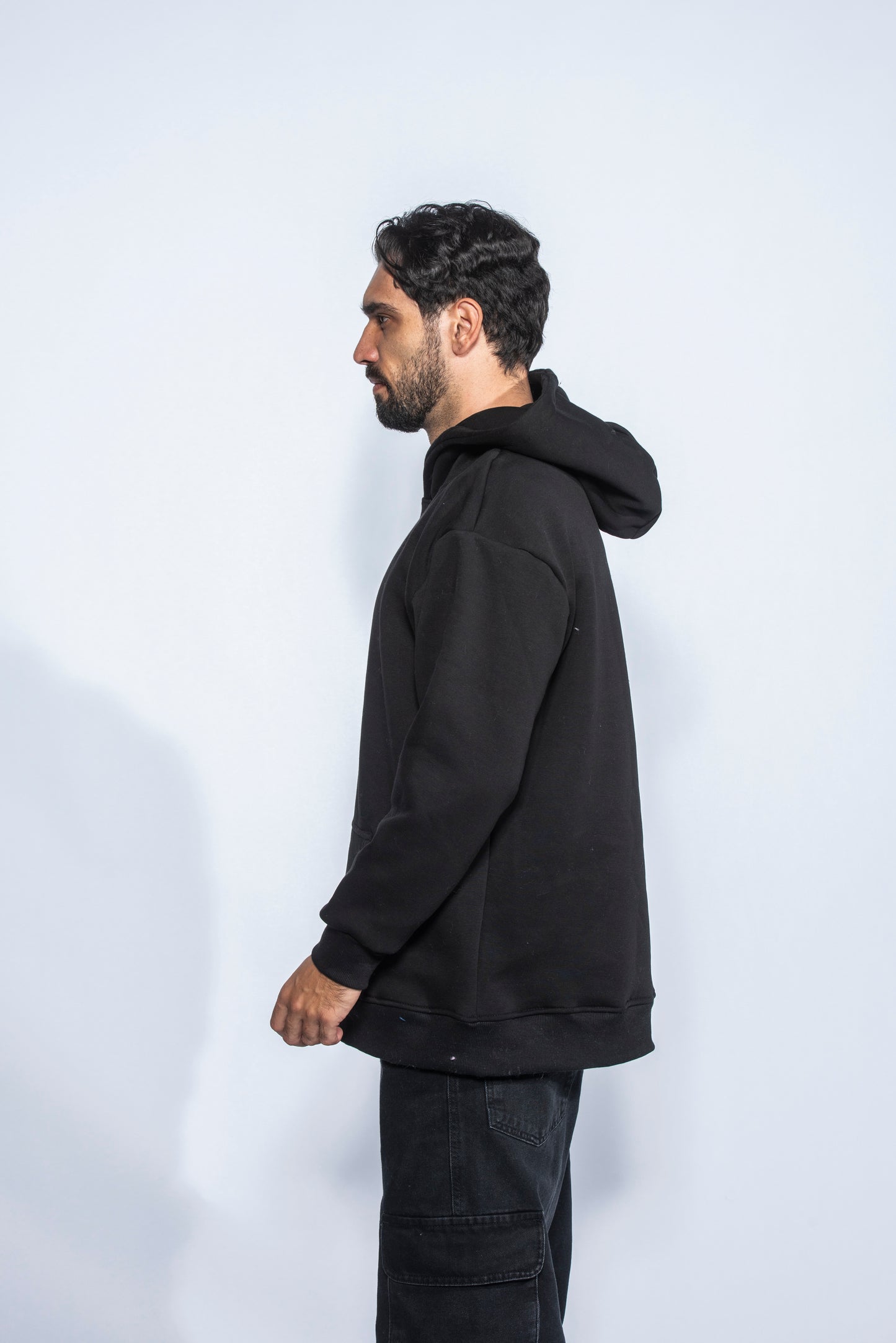 Black Basic Hoodie