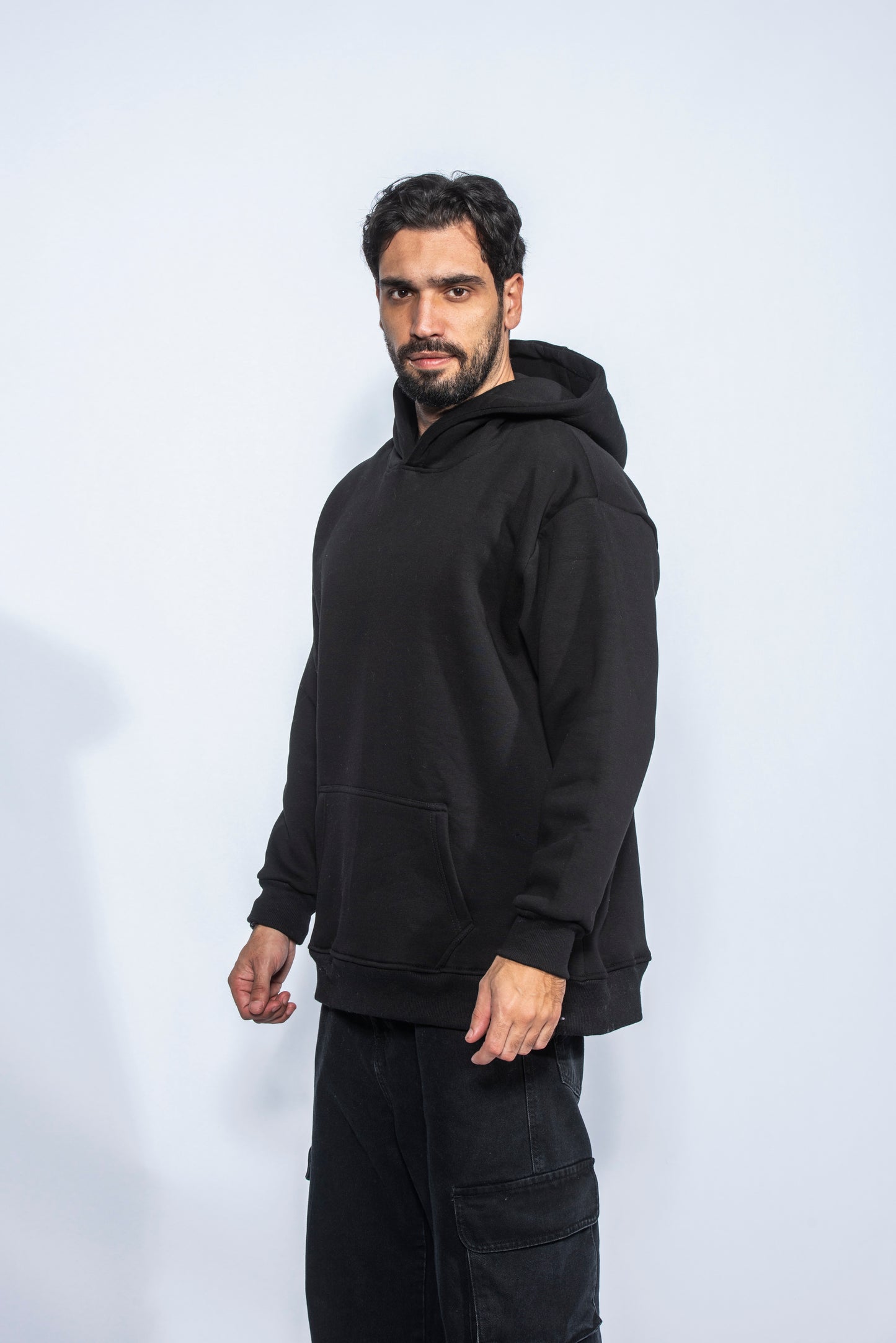 Black Basic Hoodie