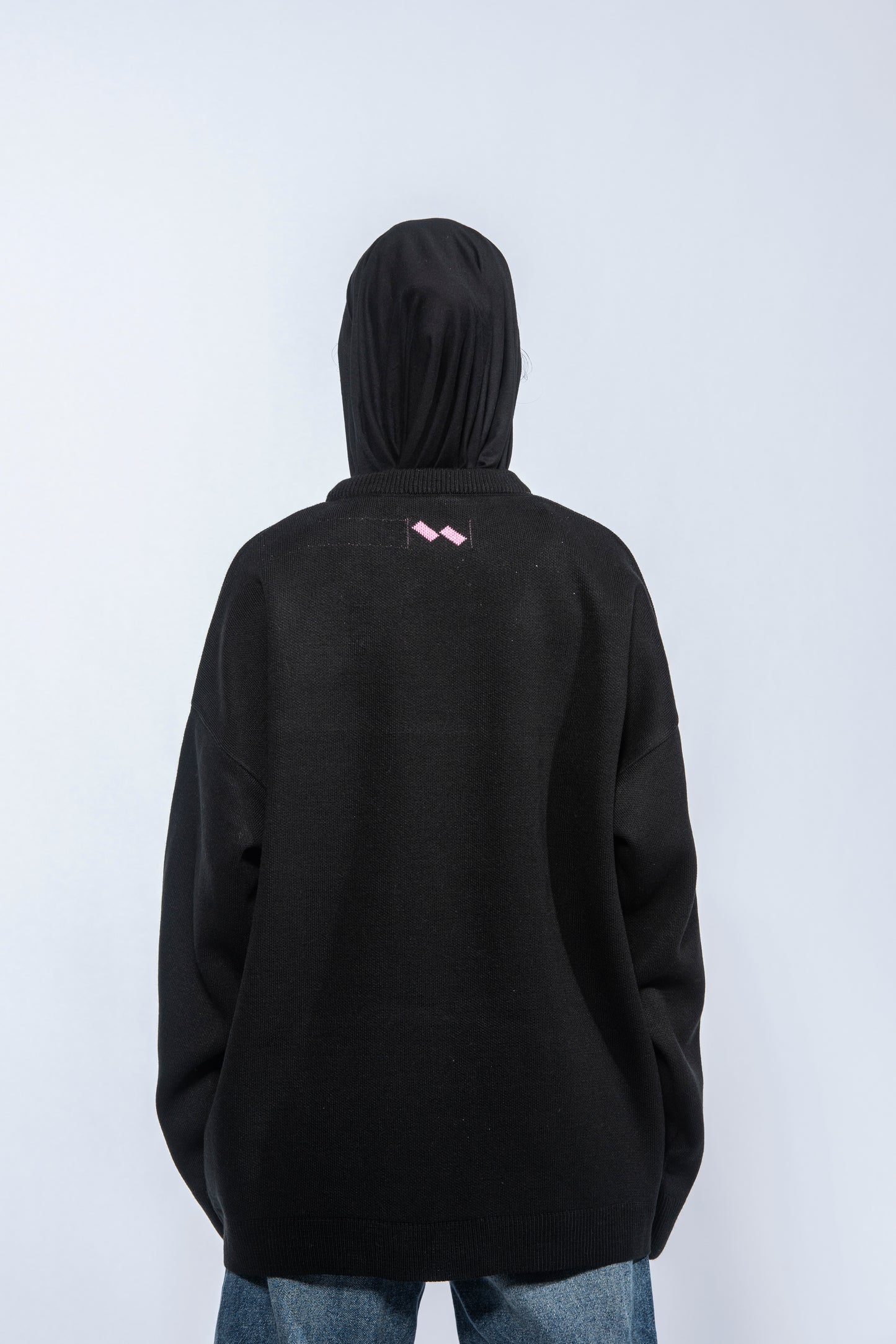 Knitted Black Saada Crewneck