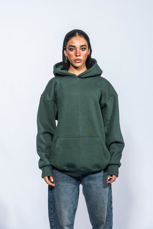 Olive Basic Hoodie