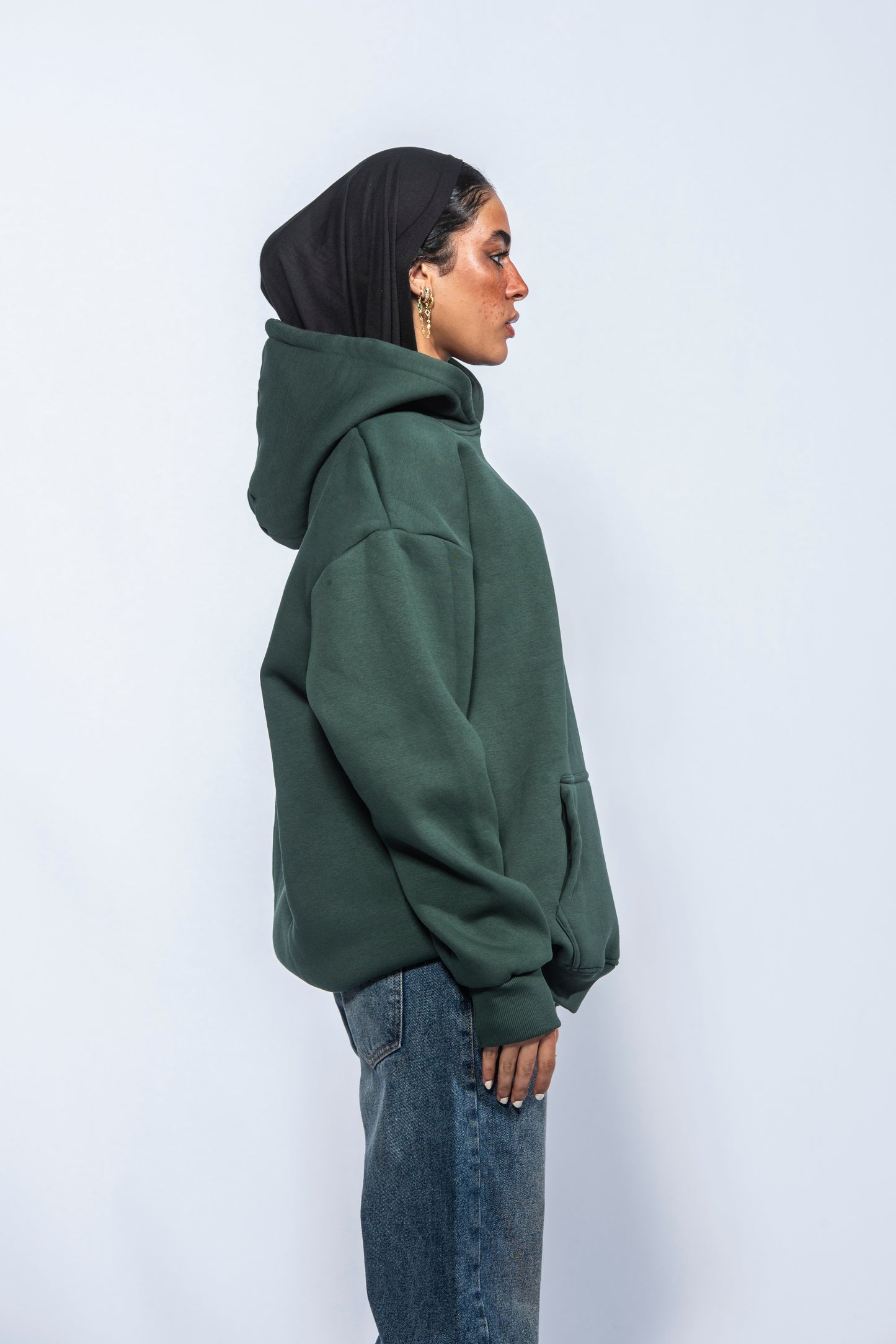 Olive Basic Hoodie