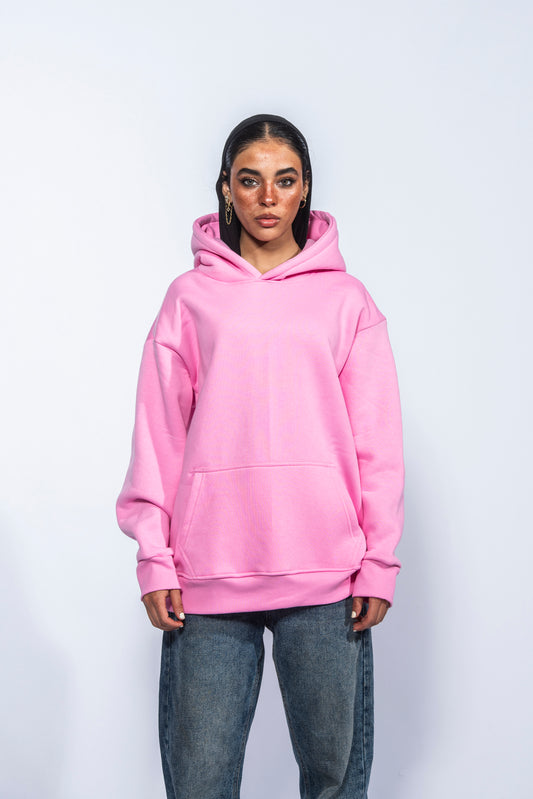 Pink Basic Hoodie