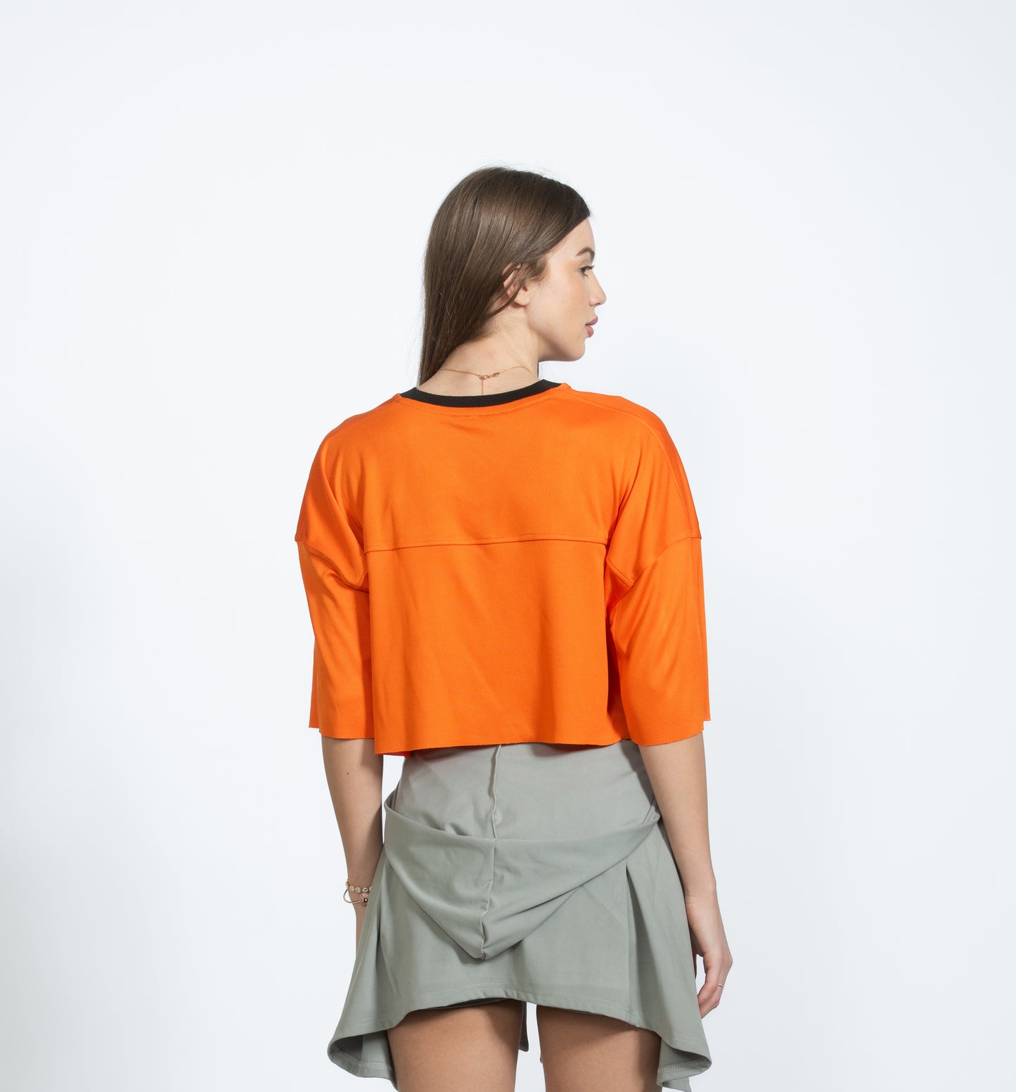 Orange Cropped Jersey