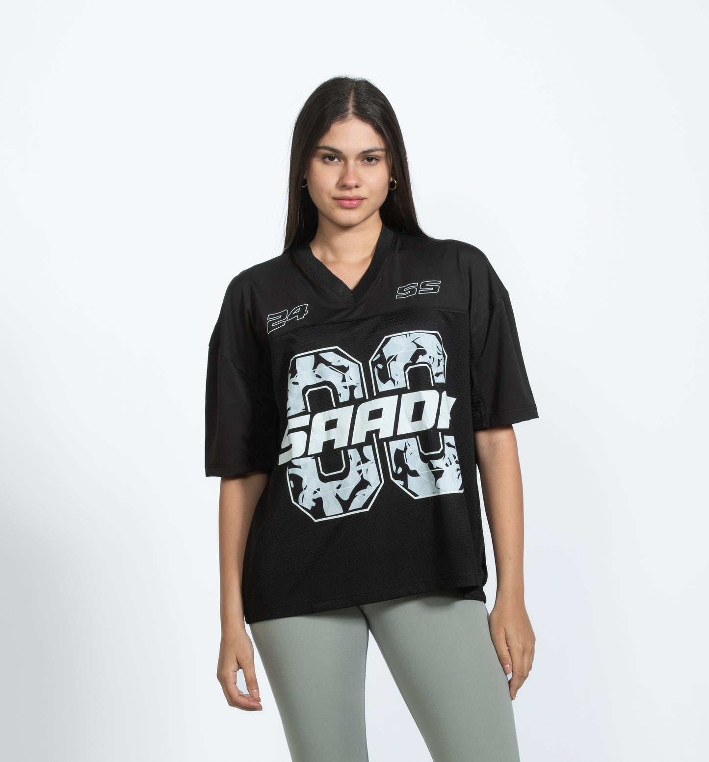 Black Oversized Jersey