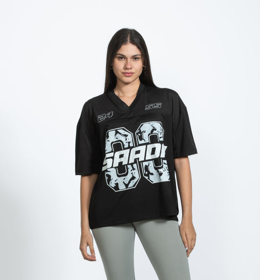Black Oversized Jersey